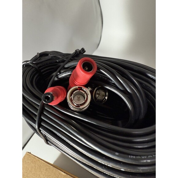 Lot of 2 Original Lorex 60ft 4K UL BNC/DC Extension Cables MCBL-60BNCU4k1P K4B - Picture 3 of 4